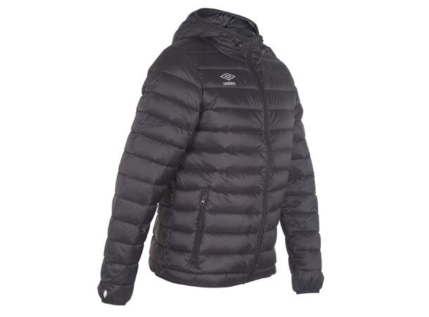 UMBRO Core Down Jacket Jr Svart 128 Dunjacka med luva junior 